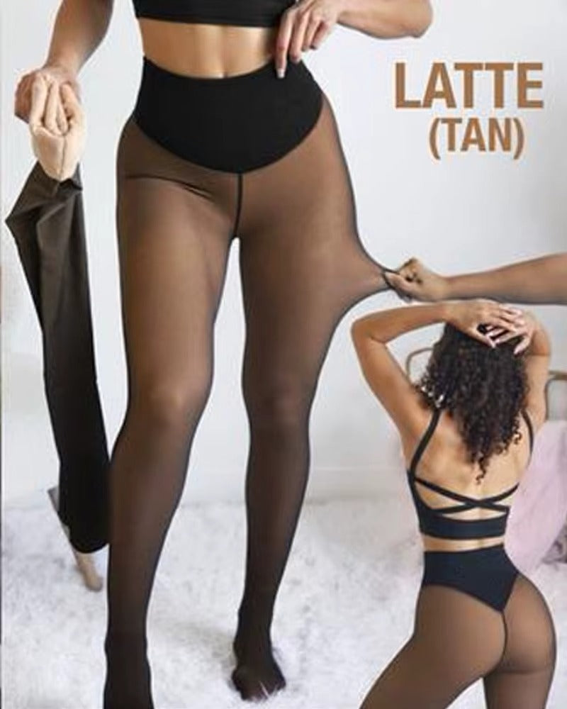 CozyChic™ Viral Magic Pantyhose-look fleece Leggings
