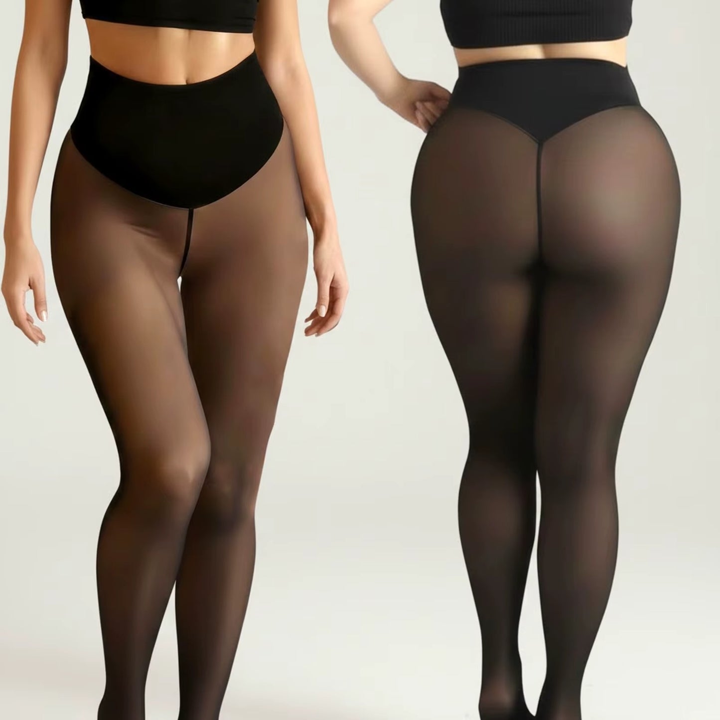 CozyChic™ Viral Magic Pantyhose-look fleece Leggings