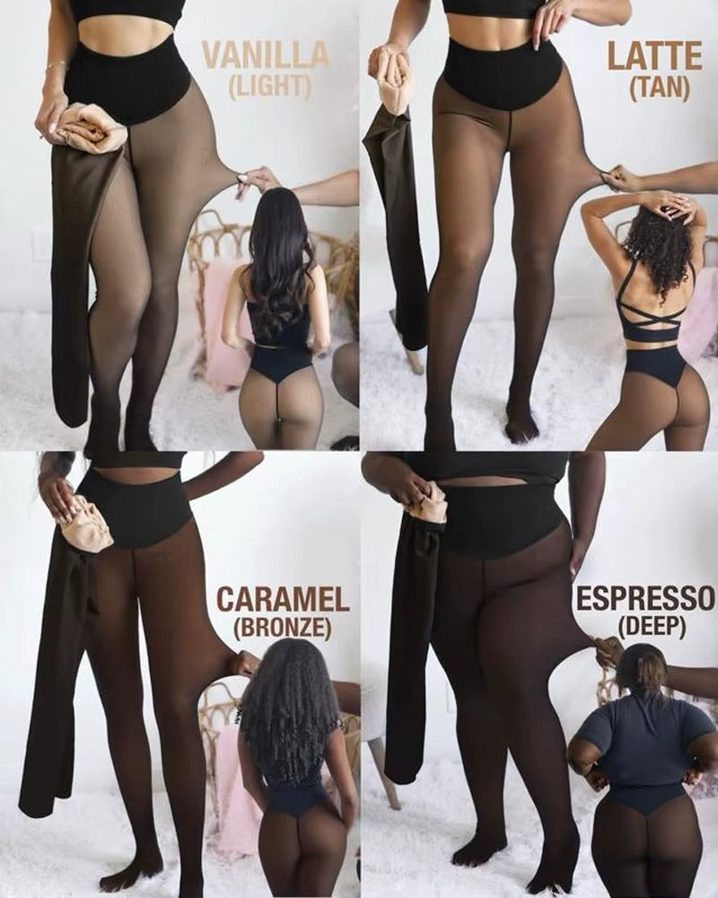 CozyChic™ Viral Magic Pantyhose-look fleece Leggings