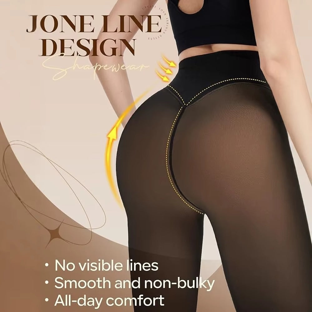 CozyChic™ Viral Magic Pantyhose-look fleece Leggings